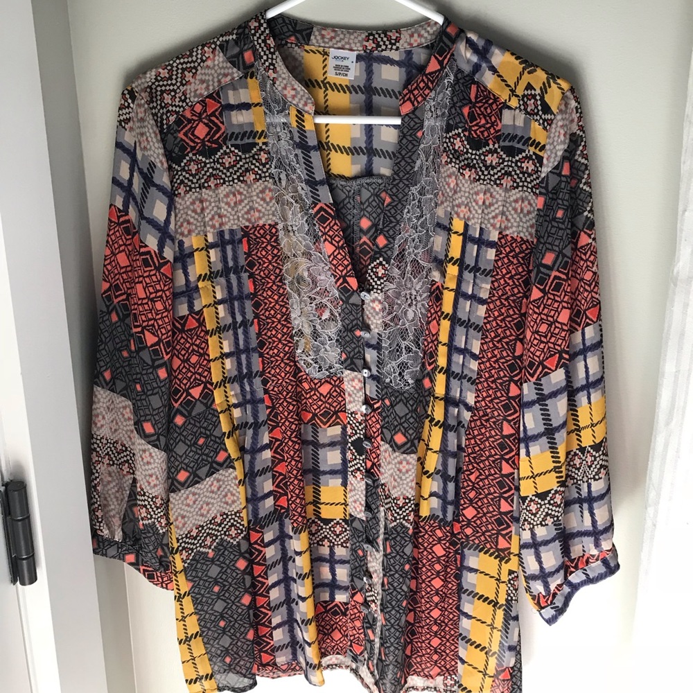 Jockey brand blouse!